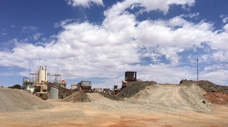 monument mining murchison rom and primary crusher access routes constructed