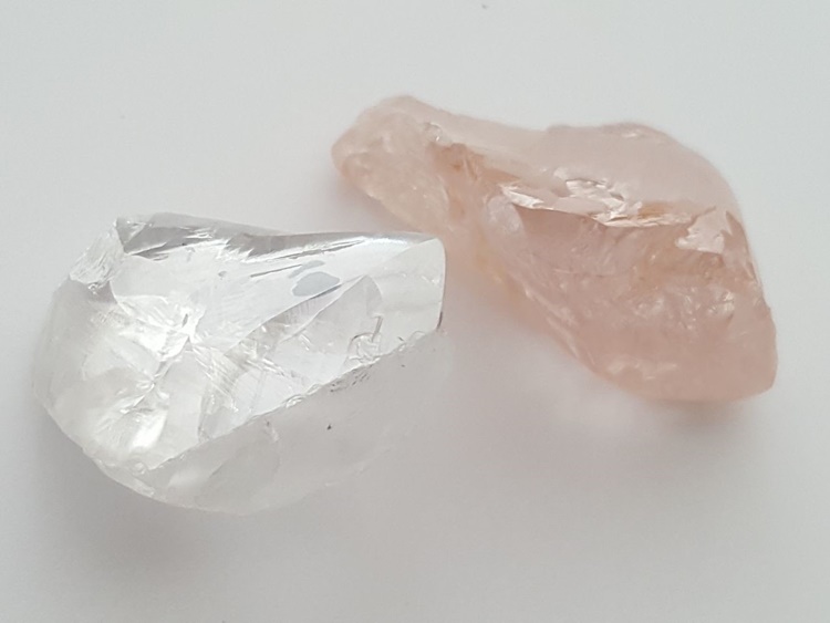 Lucapa Diamond 43 carat D colour white Type IIa diamond and 46 carat pink gem from new Mining Block 4 which were not included in the latest sale parcel