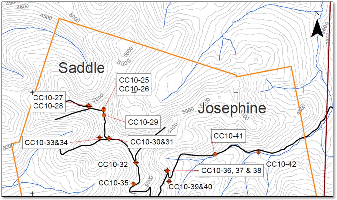 figure 4 clear creek 2010 drill holes orig