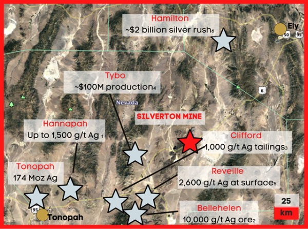 Lakewood Exploration Silverton Nevada Silber Silberminen