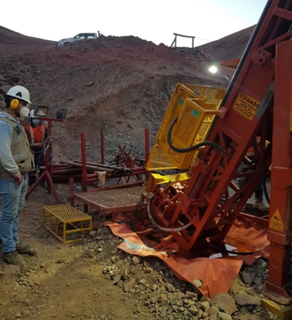 Camino Lidia Zone Kupfer Gold Bohrziele auf Los Chapitos 600