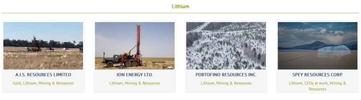 Unternehmensprofile Lithium