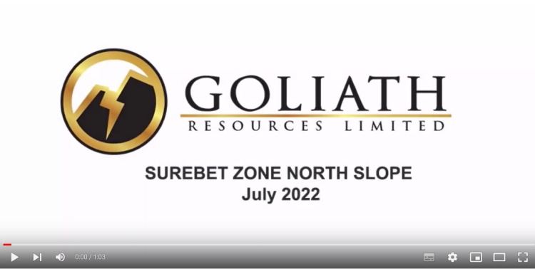 Goliath Resources Surebet Zone July 2022 Video