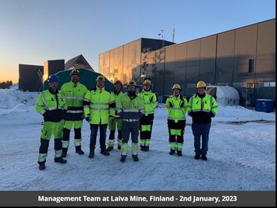 Pilar Gold - Das Management Team der Laiva Mine