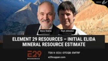 Element 29 Resources – Initial Elida Mineral Resource Estimate