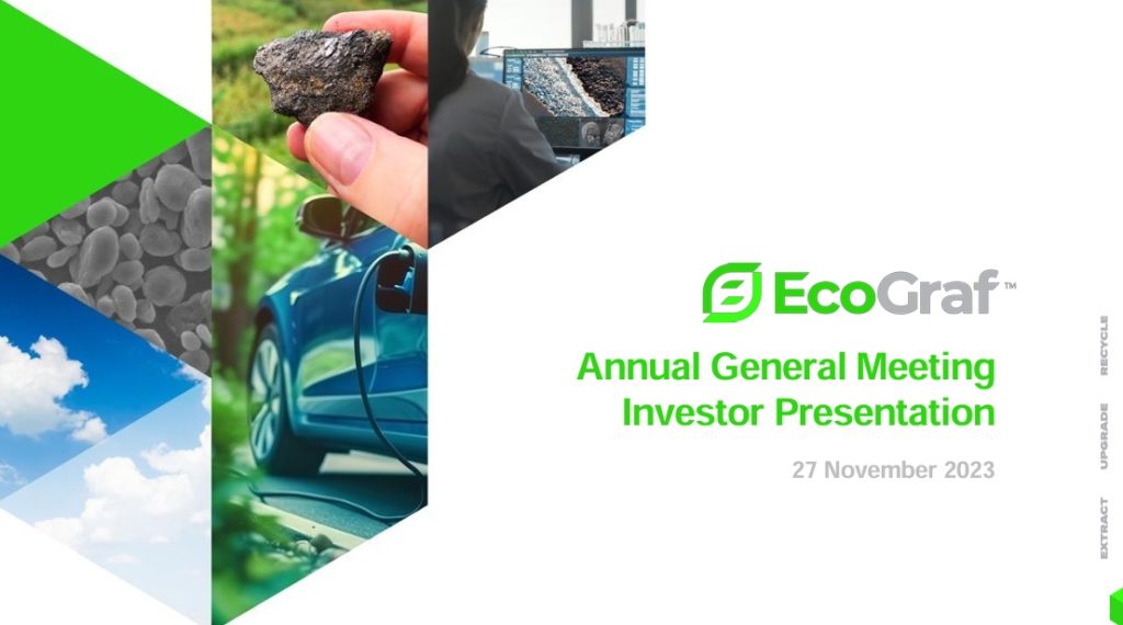 EcoGraf Ltd. - Präsentation November 2023