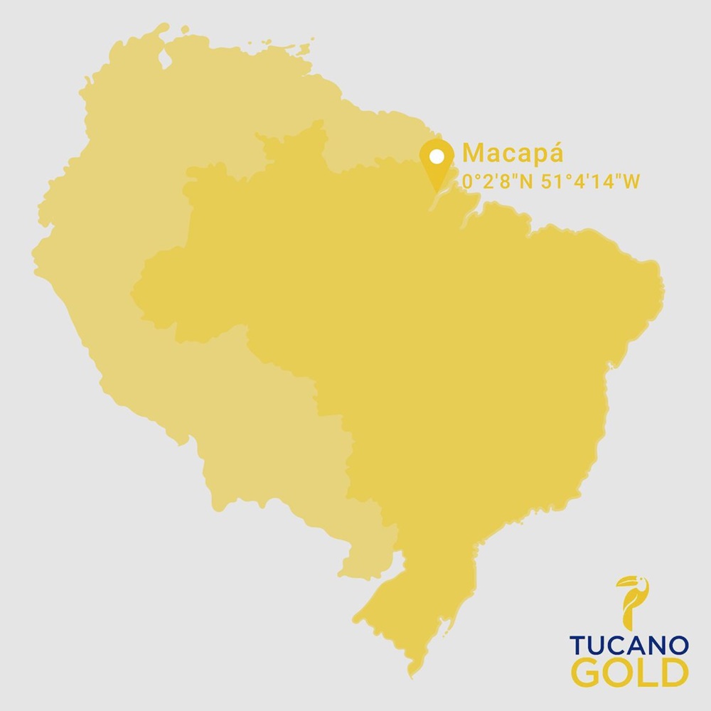 Tucano Gold Inc. - Karte Standort