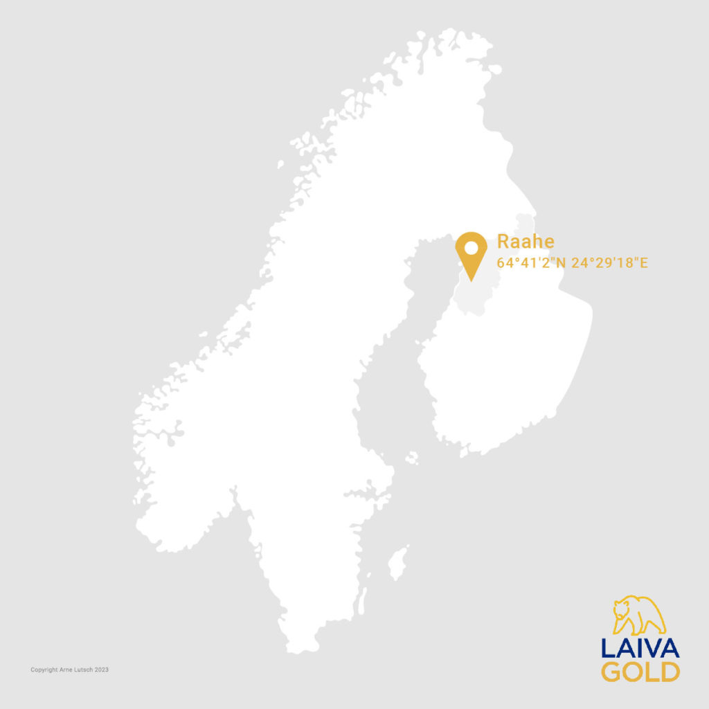 Laiva Gold Inc. - Karte Standort