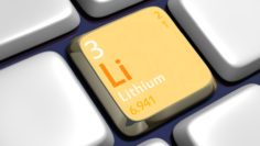 Keyboard (detail) with Lithium element