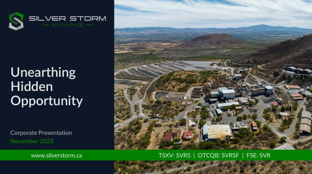 Silver Storm Mining Ltd. - Präsentation November 2023