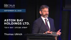 Thomas Ullrich of Aston Bay Holdings presents at the Metals Investor Forum, September 22-23, 2023