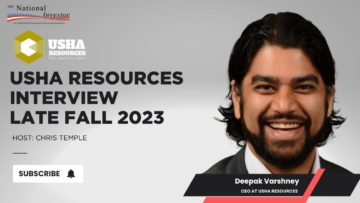 Usha Resources interview with CEO Deepak Varshney– Late fall 2023