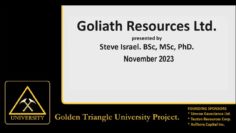 Goliath Resources with Steve Israel