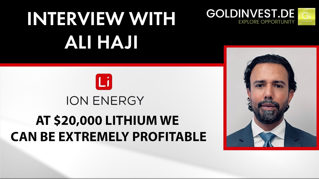 Ion Energy: We can be extremely profitable at today’s lithium prices