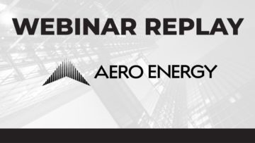 Aero Energy | Webinar Replay
