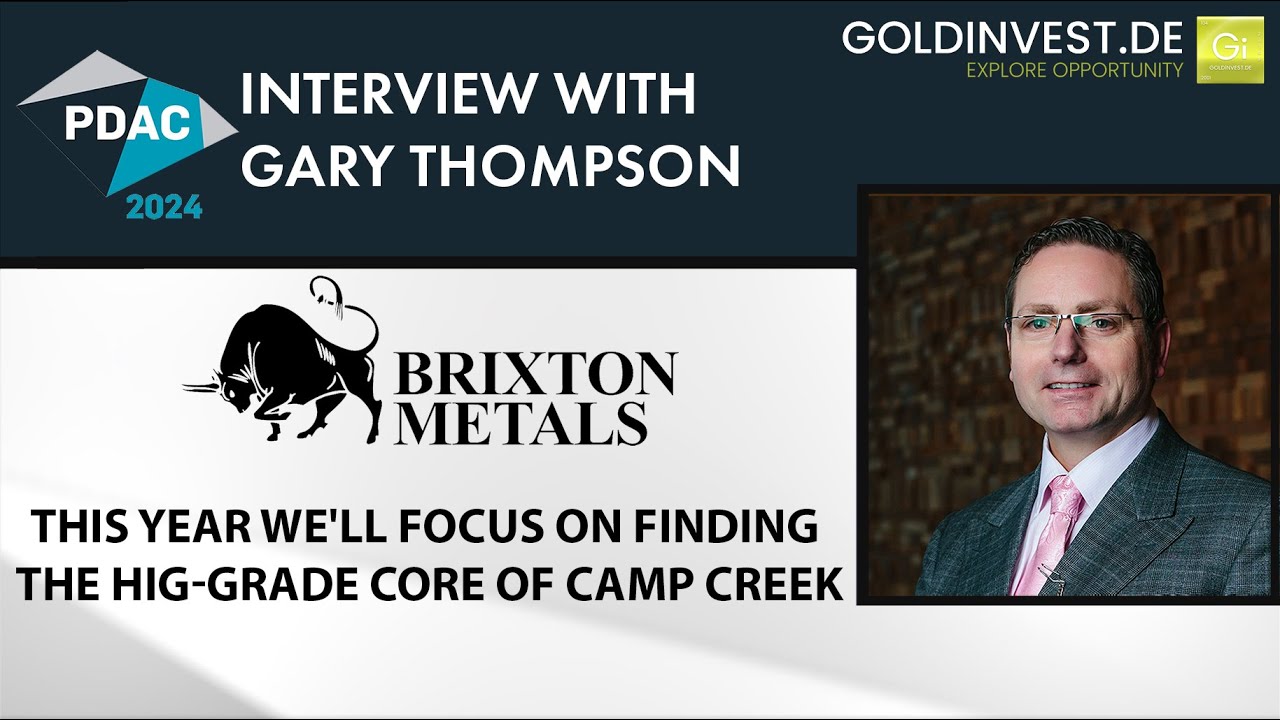 This year we’re going after the Camp Creek high-grade core / Brixton Metals CEO $BBB