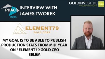We want to be able to publish production stats from mid-year on / Element79 Gold CEO