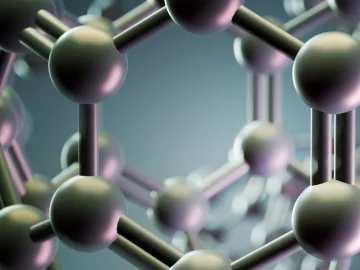 3d rendering of spherical fullerane graphite molecules — PhotoDepositphotos_245393600_GI NEU