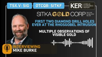 Sitka Gold – Multiple Observations Visible Gold First Two Diamond Drill Holes At Rhosgobel Intrusion