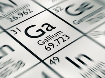 Focus on Gallium Chemical Element from the Mendeleev periodic table