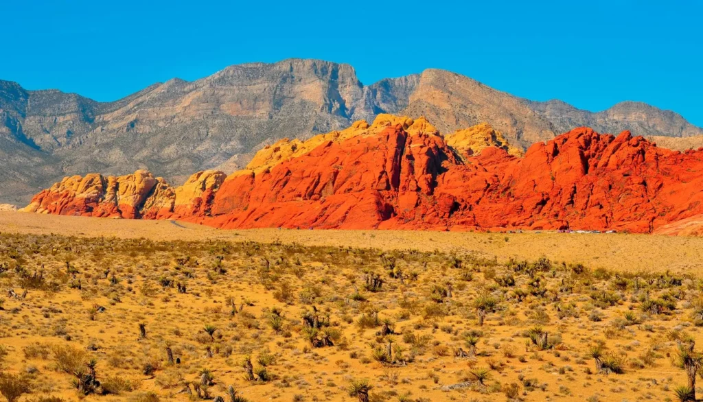Nevada Landschaft rote Felsen Summa Silver