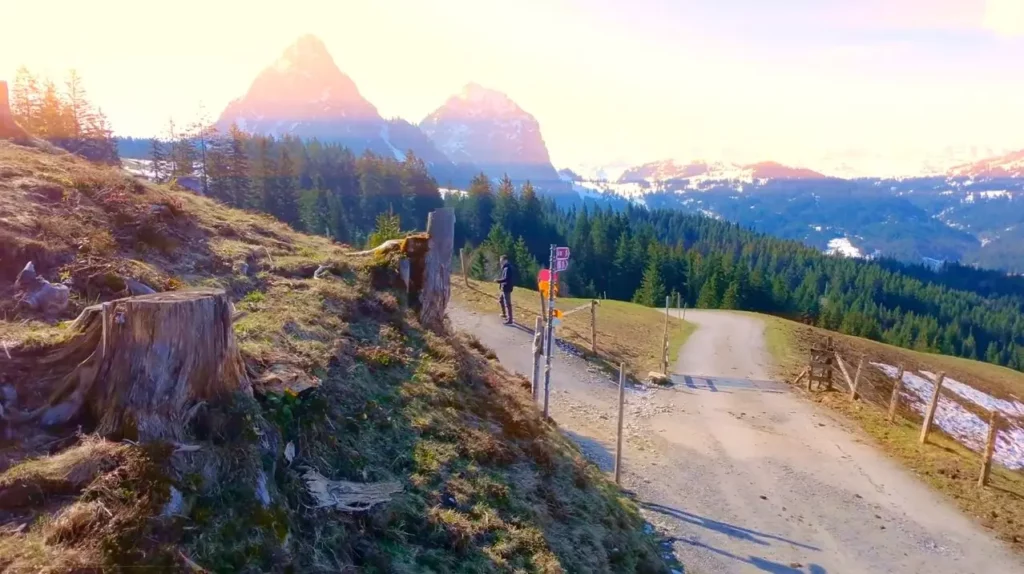 Schweizer Berge, Bergpfad