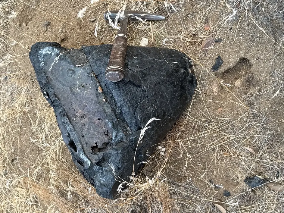 Kegelförmiges Schlackestück vom Silver King Projekt von Prismo Metals