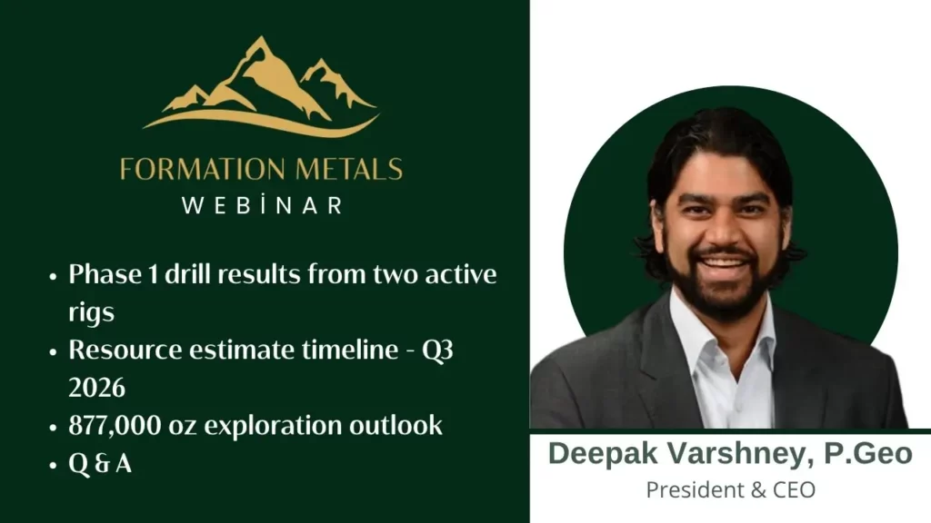 Formation Metals CEO Webinar